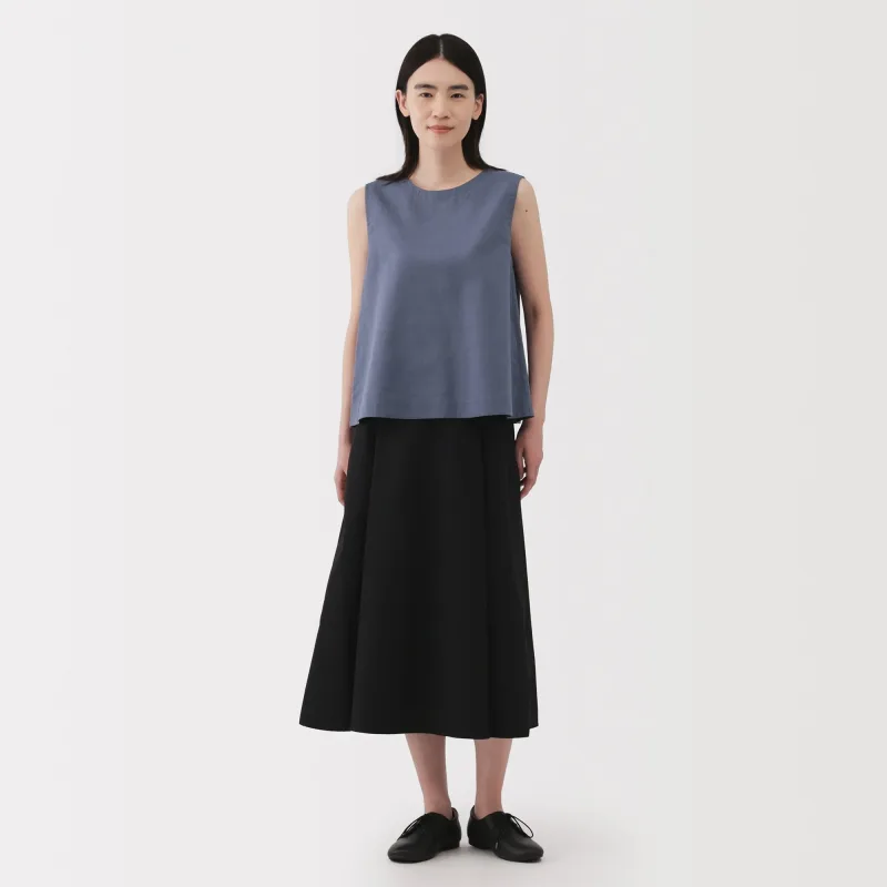 Women's Hemp Cotton Sleeveless Blouse