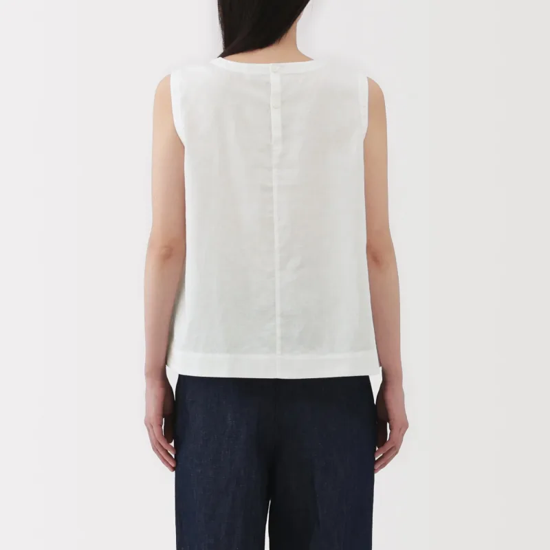 Women's Hemp Cotton Sleeveless Blouse