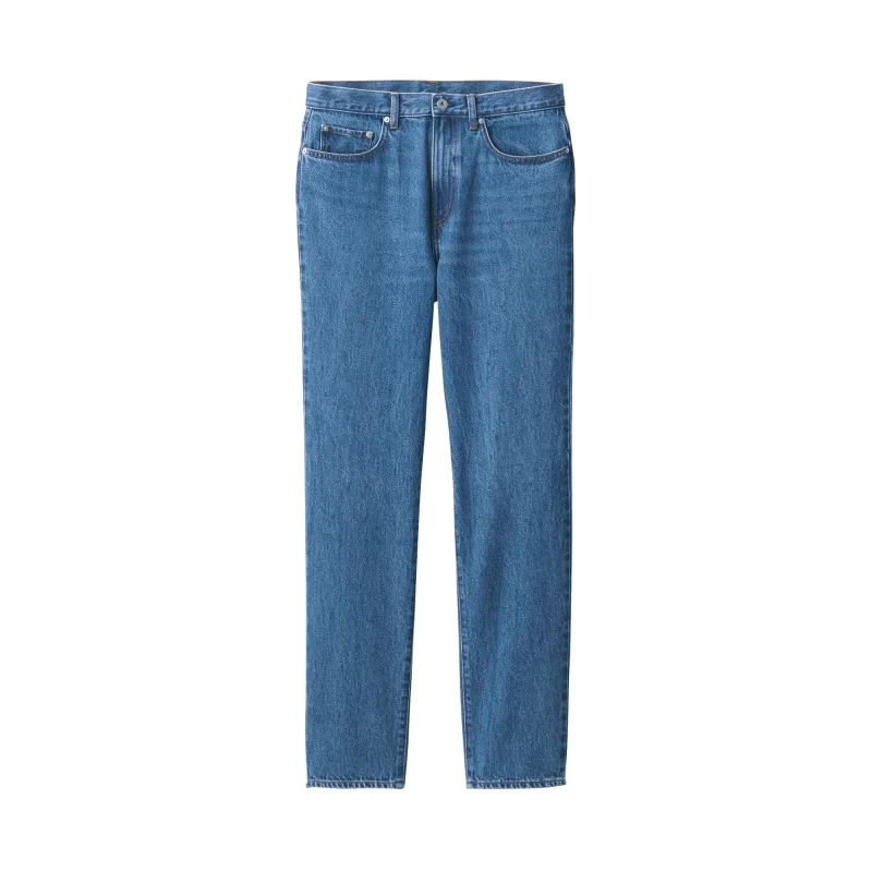 Men's Kapok Blend Straight Denim Trousers