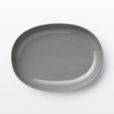 Everyday Tableware Oval Bowl - Gray