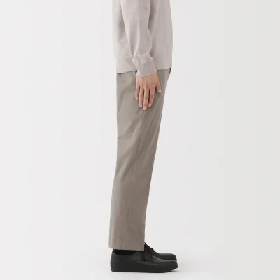Brushed Flat Front Pants