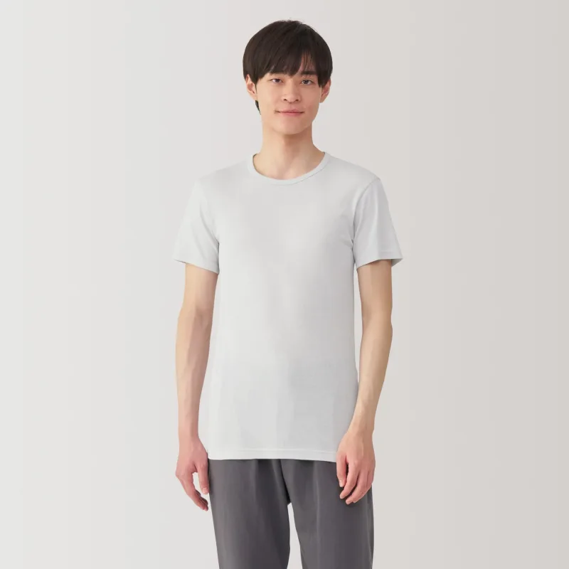 Men's Moisture-Wicking Cotton Crewneck T-Shirt