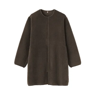 MUJI 보아 플리스 카라리스 코트 (재생 플라스틱 소재)