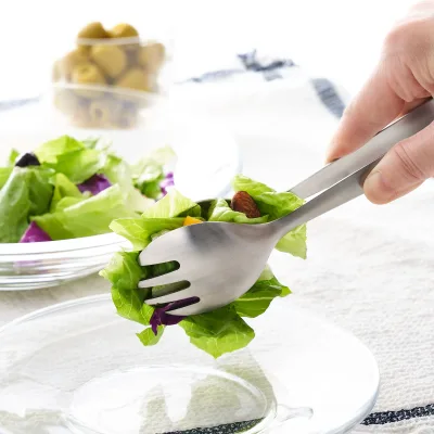 Edelstahl-Salatzange mit Arretierung