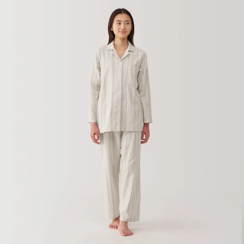 Women's Side Seamless Double Gauze Pajamas