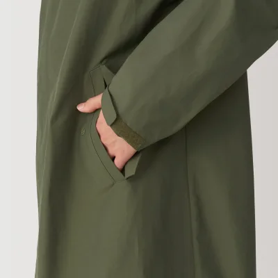 MUJI Men's Water Repellent Hooded Coat in Organic Cotton