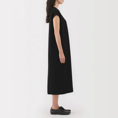Vestido de manga francesa de punto jersey de 2 cabos para mujer