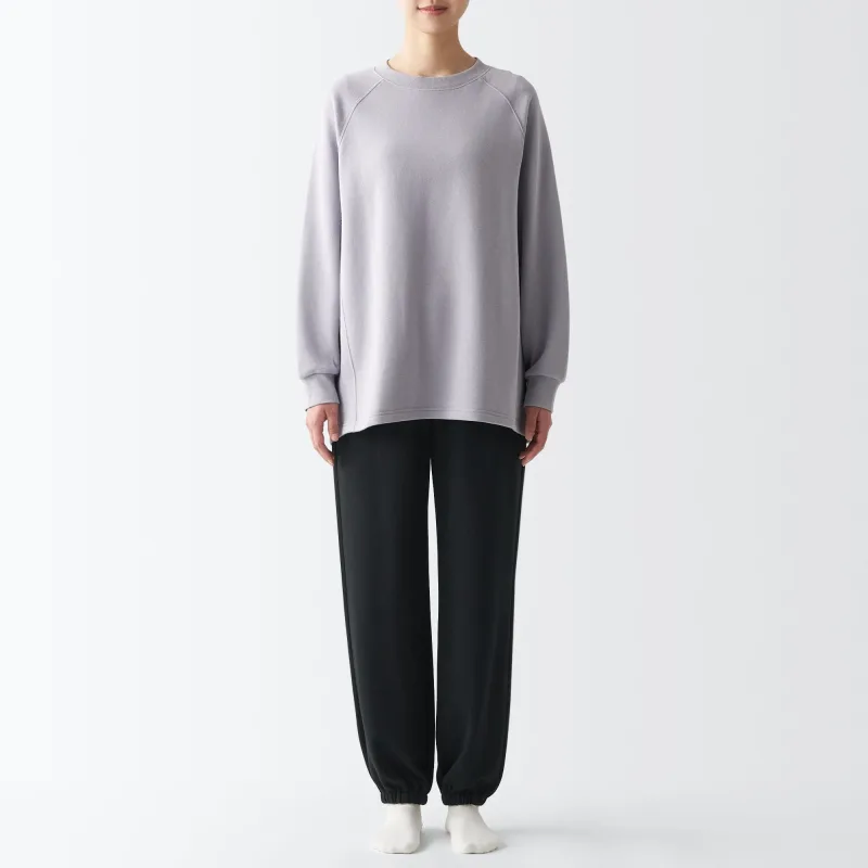 Celana Training Stretch French Terry Wanita MUJI