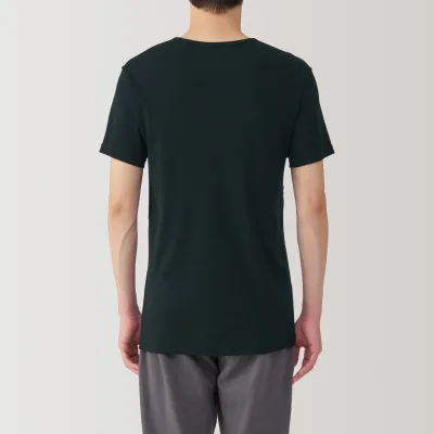 Kaos V-Neck Katun Menyerap Keringat Pria