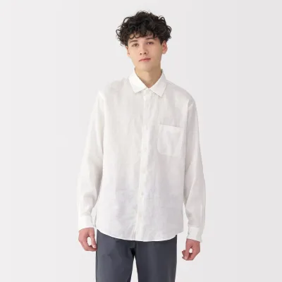 Men's Washed Linen Shirt