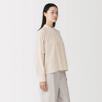 Labo Poplin Stand Collar Shirt