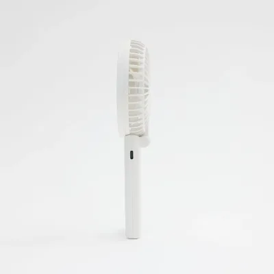 Rechargeable Thin Handheld Fan - White