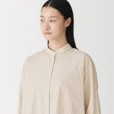 Labo Poplin Stand Collar Shirt