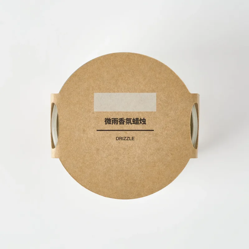 Scented Double Wall Glass Candle - Slight Rain