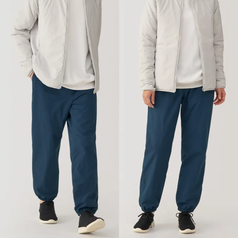 MUJI Men's Windproof Water Repellent Outdoor Pants with Brushed Lining