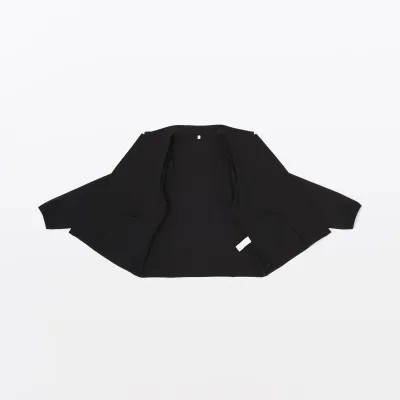 MUJI Women's Airy Seersucker Shirt Jacket with Ventilation Holes