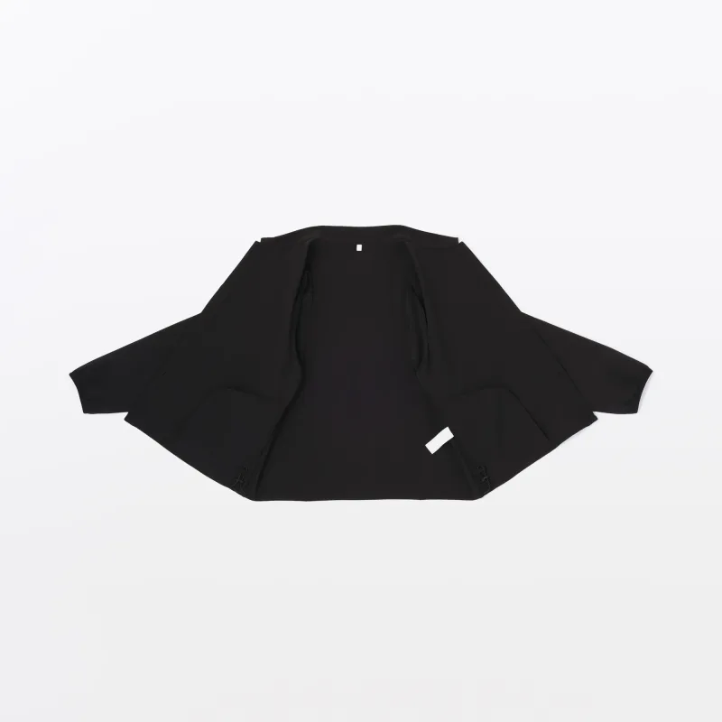 MUJI Women's Airy Seersucker Shirt Jacket with Ventilation Holes