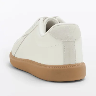 Soft Insole Combination Sneakers - Off White