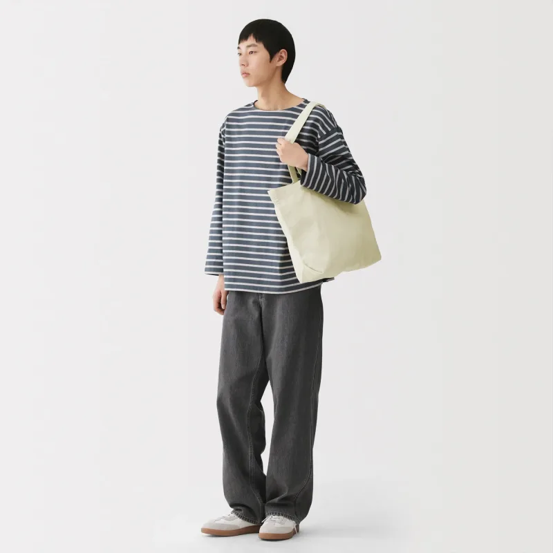Cotton Wide Tote Bag