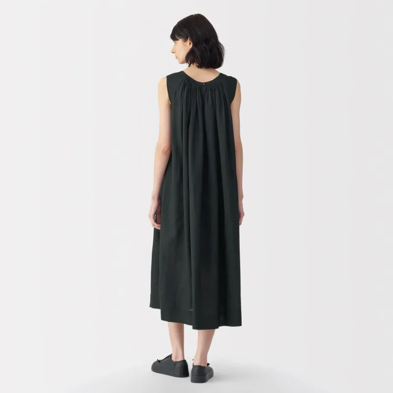Labo Women's Ramie Fabric Sleeveless Dress