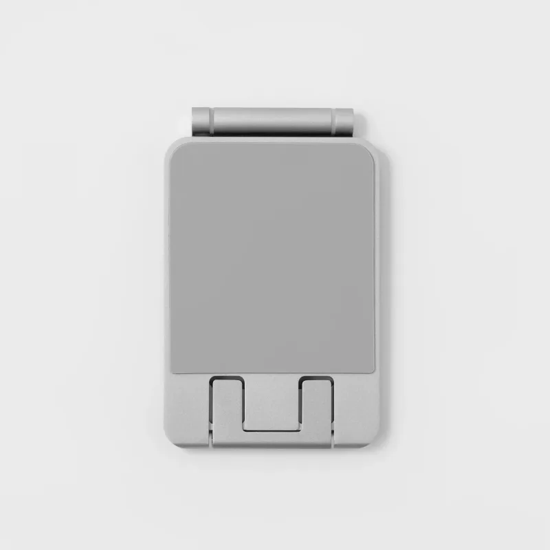 MUJI Aluminum Phone Stand with Silicone Pads and Foldable Design