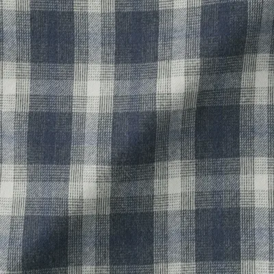 MUJI Herren Gebürstetes Baumwoll-Flanellhemd mit Knopfleiste für Herbst und Winter