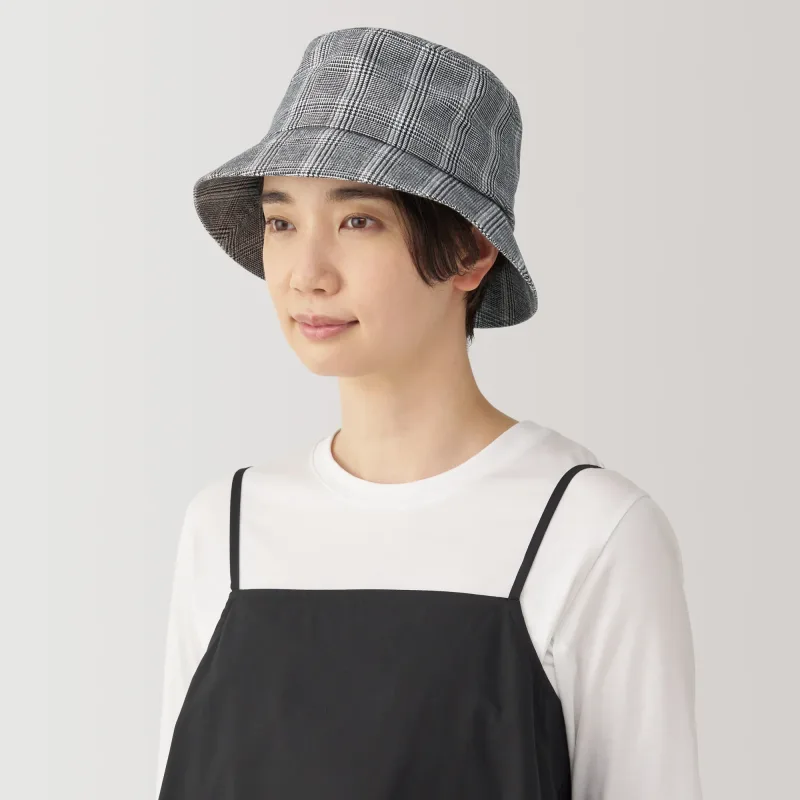 Bucket hat i flanell