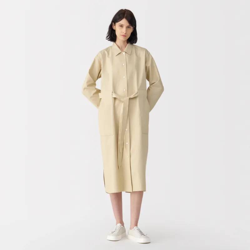 Labo Women's Washi Blend Twill Shirt Dress