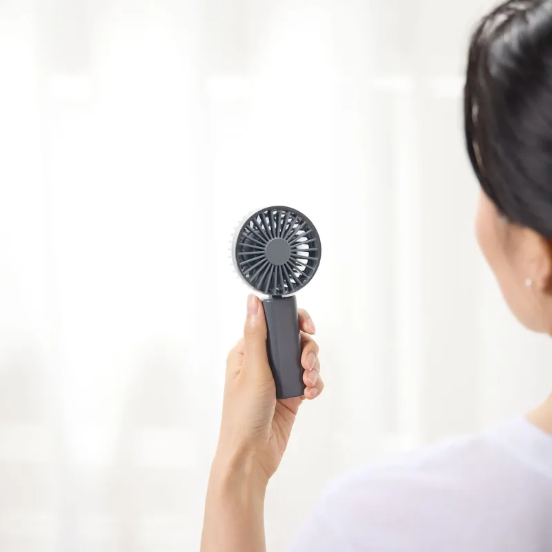 Rechargeable Compact Handheld Fan - Gray