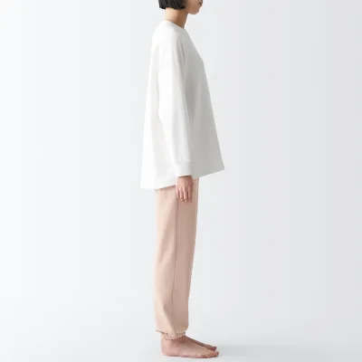 MUJI Franskin loungbukser til kvinder med blød stretch