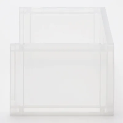 Estante de almacenamiento de polipropileno - Fondo (An14,6 x Pr10,2 x Al6,9")