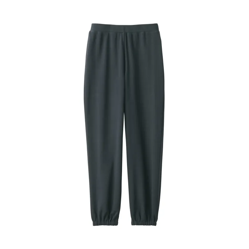 MUJI Women's French Terry Lounge Pants Soft Stretch Sweatpants