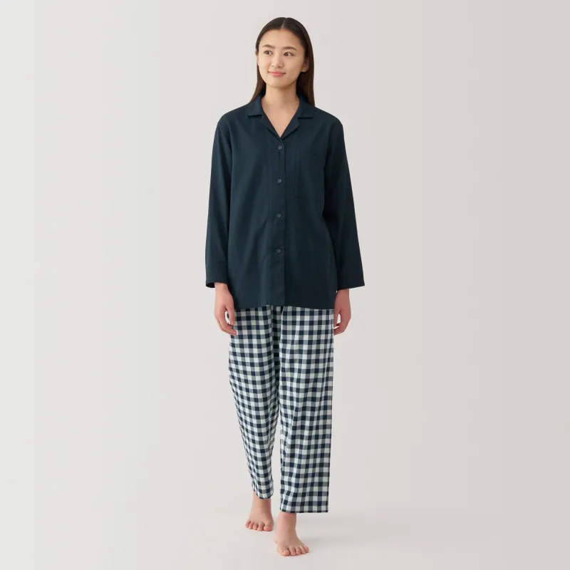 Women's Side Seamless Double Gauze Pajamas