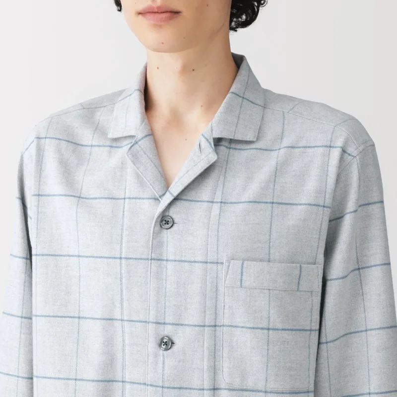 Sidesømløse flanellpyjamaser