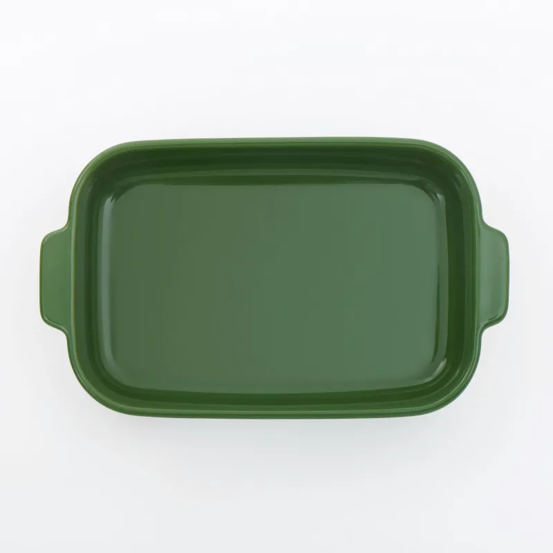 Stoneware Baking Dish Oven Tray - Green