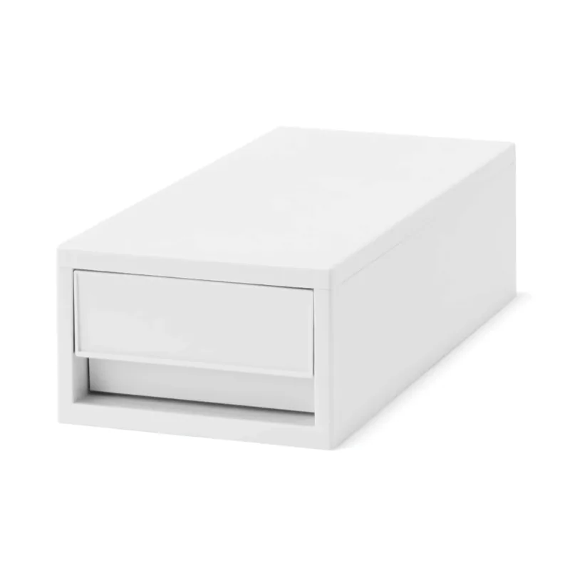 Cajón de polipropileno blanco gris - Bajo