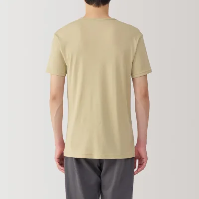 Kaos V-Neck Katun Menyerap Keringat Pria