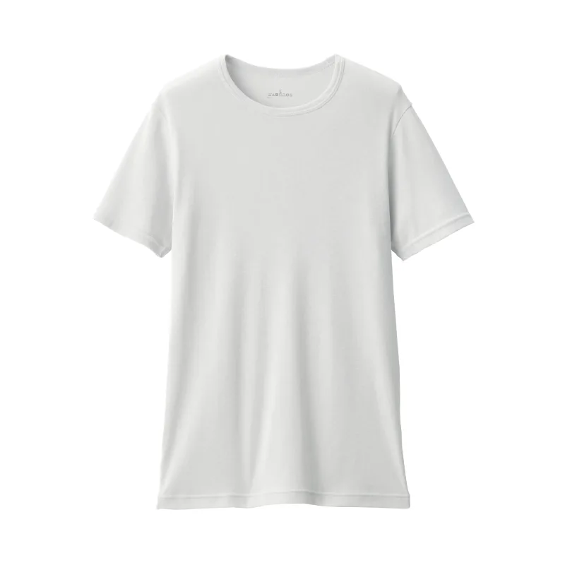Men's Moisture-Wicking Cotton Crewneck T-Shirt