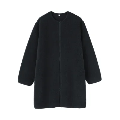 MUJI 보아 플리스 카라리스 코트 (재생 플라스틱 소재)