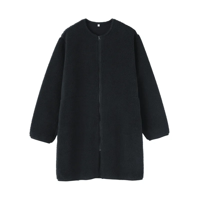 MUJI 보아 플리스 카라리스 코트 (재생 플라스틱 소재)