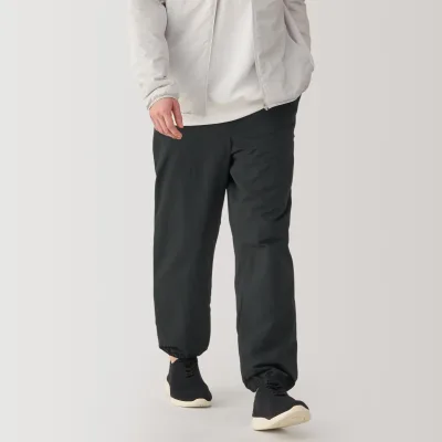 MUJI Men's Windproof Water Repellent Outdoor Pants with Brushed Lining