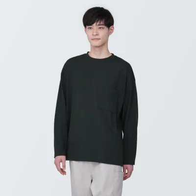 Labo Unisex Easy-Clean Quick Dry Crew Neck Long Sleeve T-Shirt