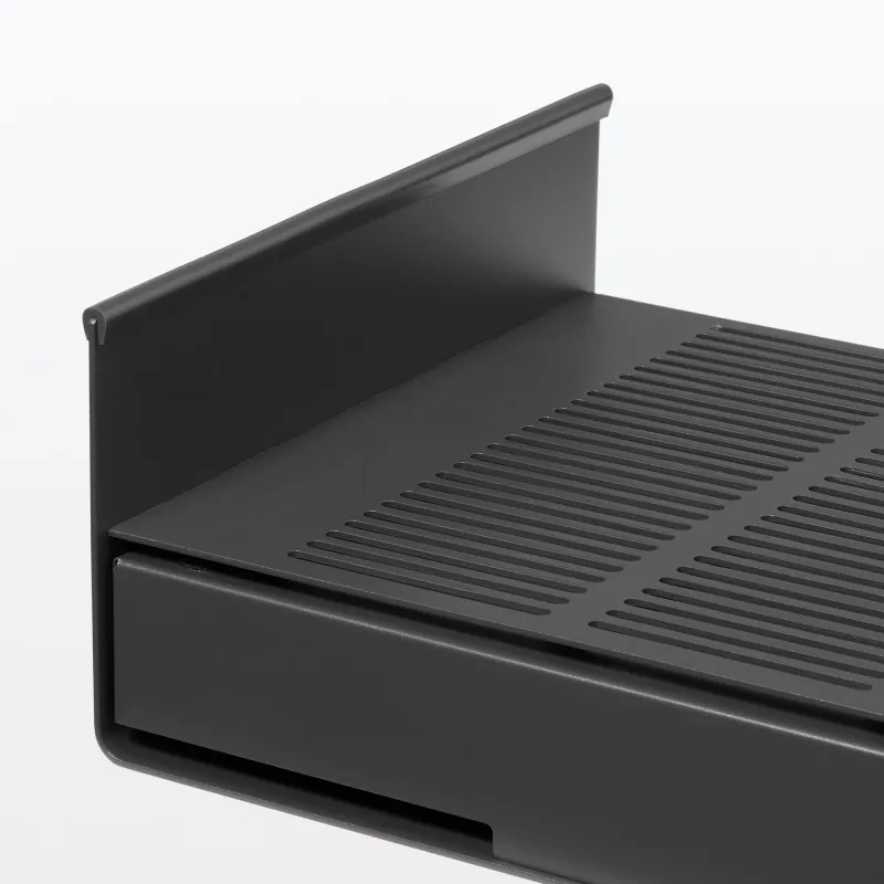 Steel Monitor Stand with Drawer