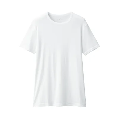 Men's Moisture-Wicking Cotton Crewneck T-Shirt