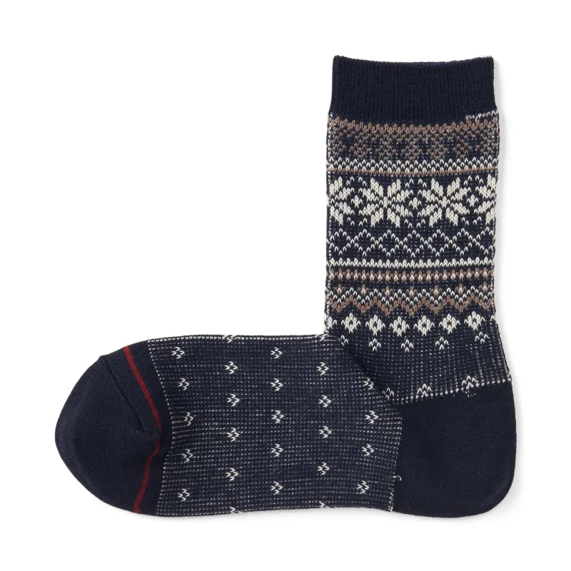 Kaos Kaki Motif Hangat Sudut Siku