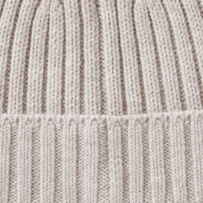 Merino Wool Rib Beanie