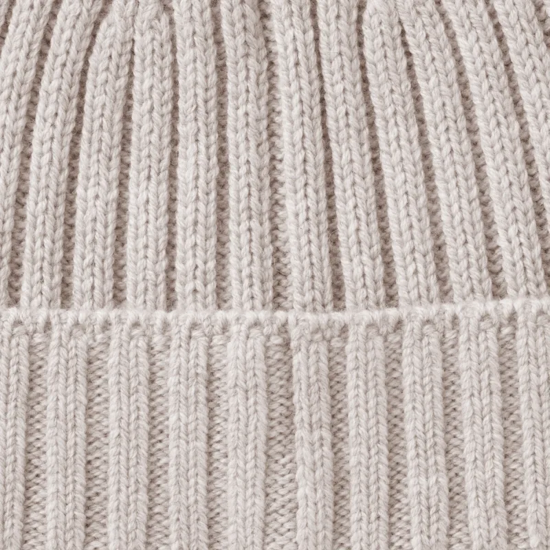 Merino Wool Rib Beanie