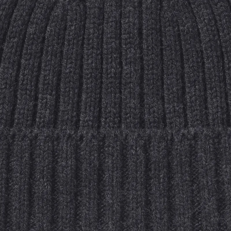 Merino Wool Rib Beanie