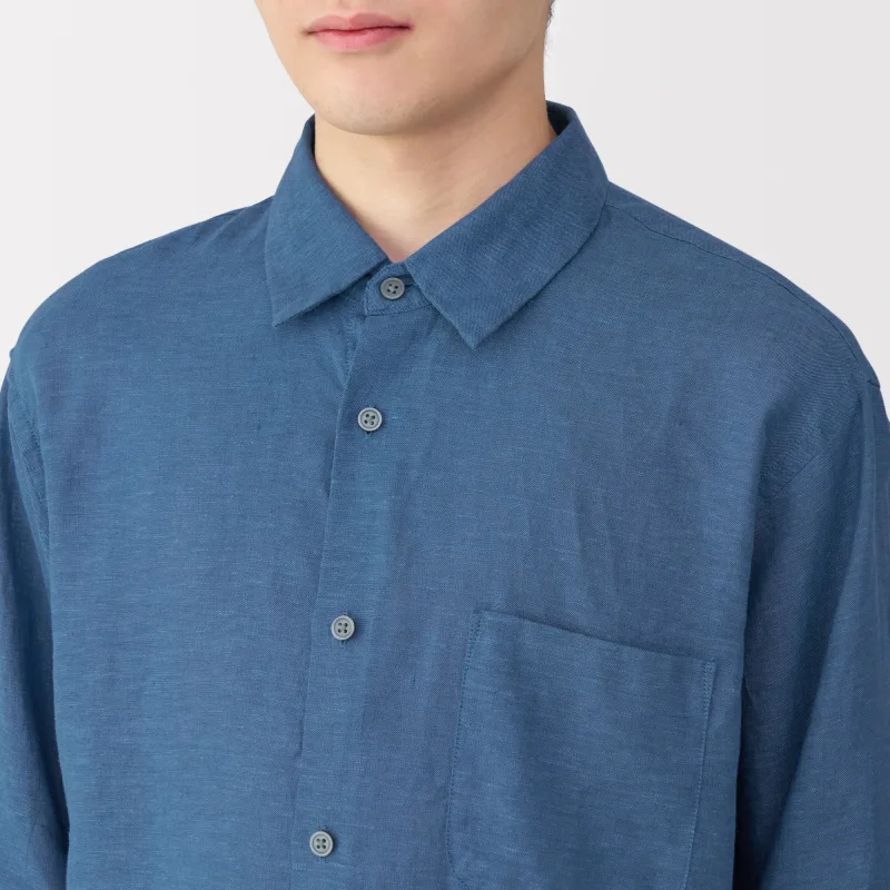 Men's Washed Linen Shirt