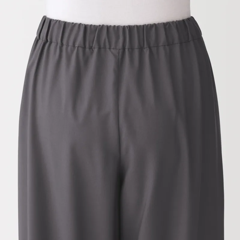 Lyocell Blend Wide Pants